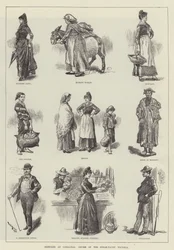 Croquis à Gibraltar, croisière du yacht à vapeur Victoria